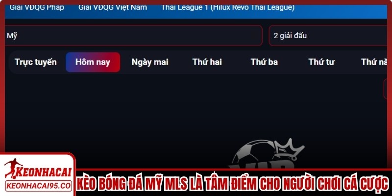 Kèo bóng đá Mỹ MLS là tâm điểm cho người chơi cá cược năm 2026
