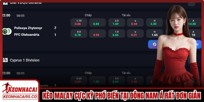 Kèo Malay cực kỳ phổ biến tại Đông Nam Á rất đơn giản
