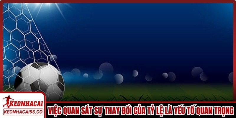 Việc quan sát sự thay đổi của tỷ lệ là yếu tố quan trọng cần chú ý